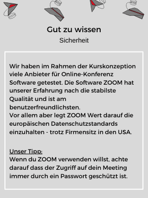 Datenschutz Tipp für Webinar Technik